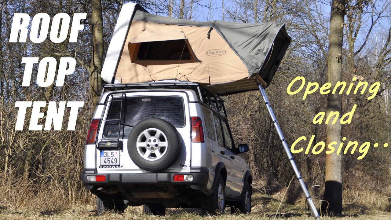 Roof Top Tent - Opening and Closing / Escape Vario 160