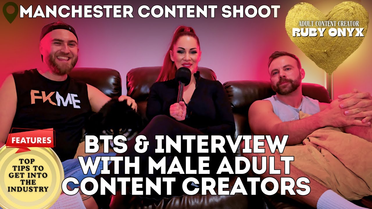Porn Shoot BTS & INTERVIEW with Bi and Gay Adult Content Creators