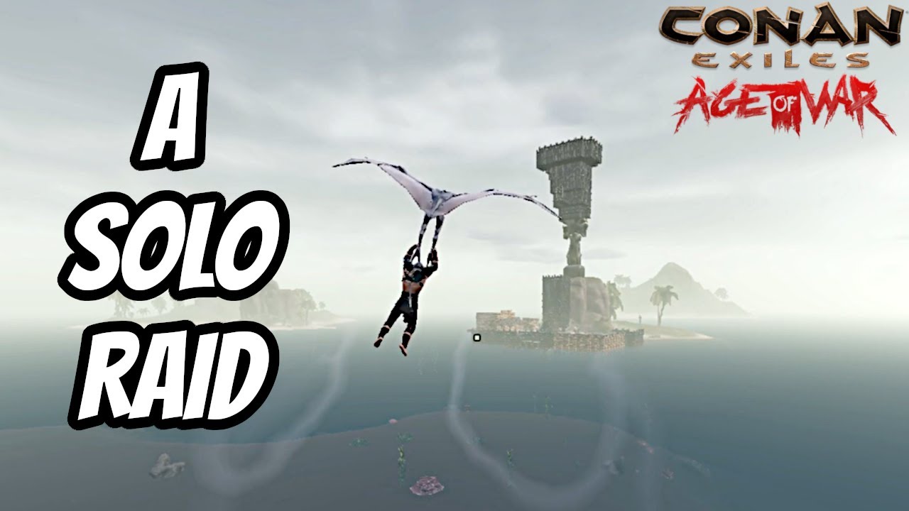 Я отправился в весёлый одиночный рейд — Conan Exiles