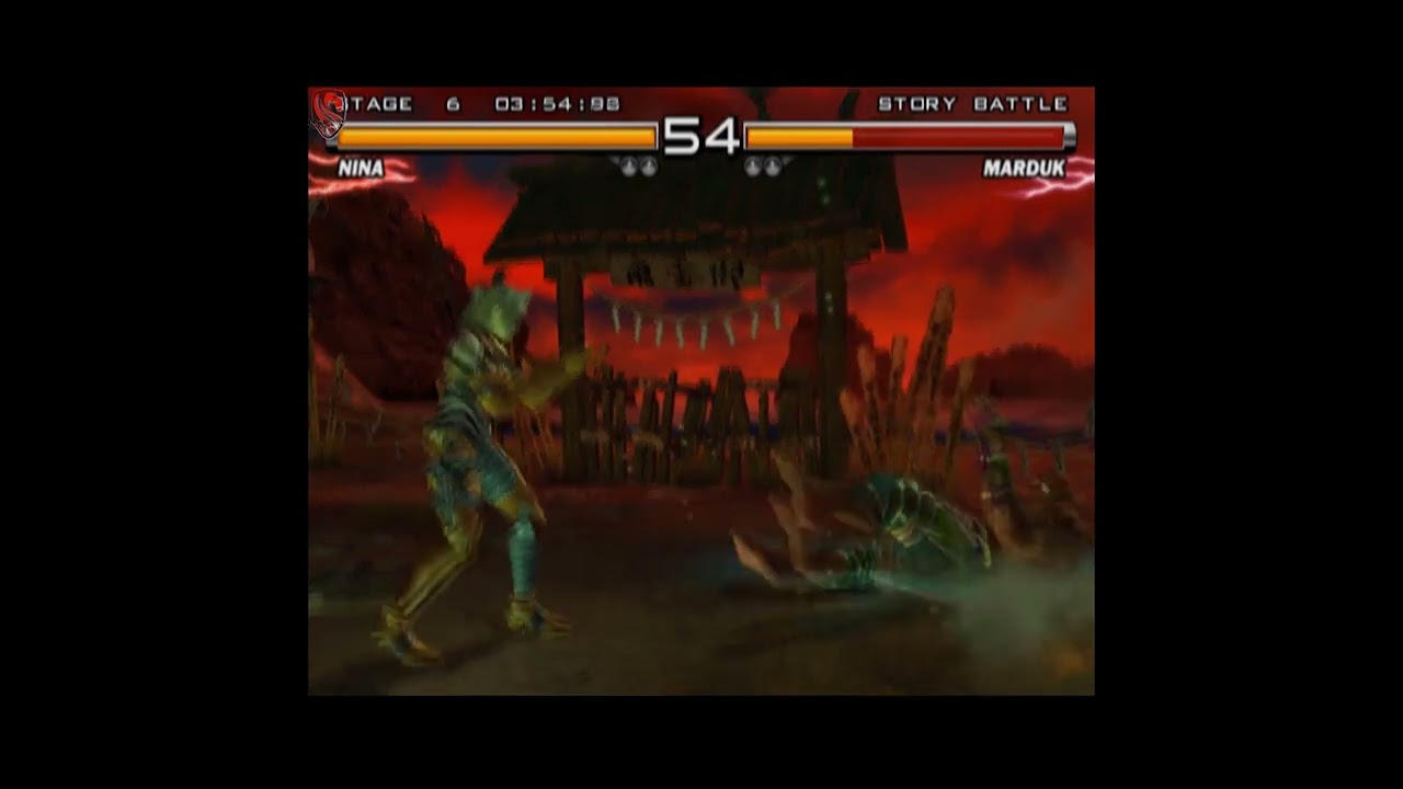 Nina vs Marduk She give perfect in Fight