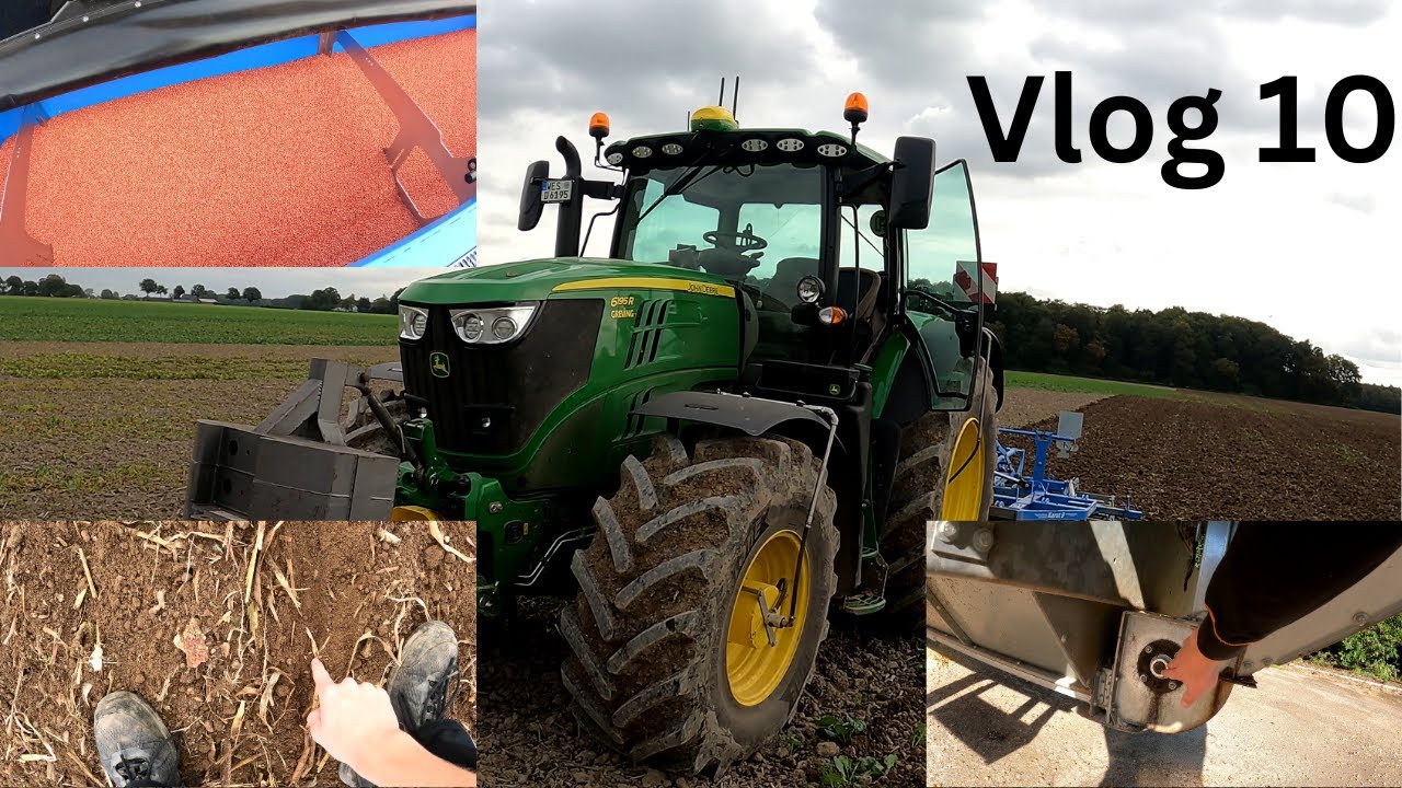 Vlog 10 - Körnermais trocknen, Weizenaussaat und die erste Gerste keimt!