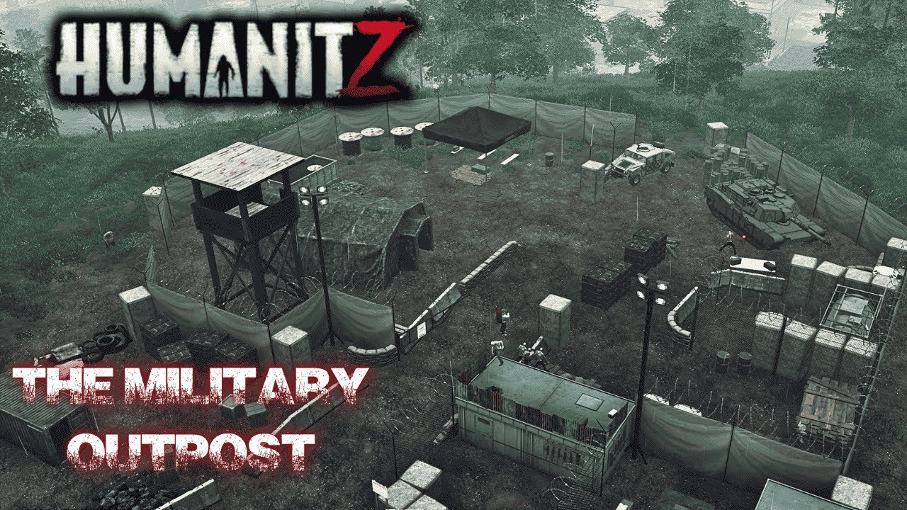 The Military Outpost. | HumanitZ Nightmare Gameplay S2EP15 2025