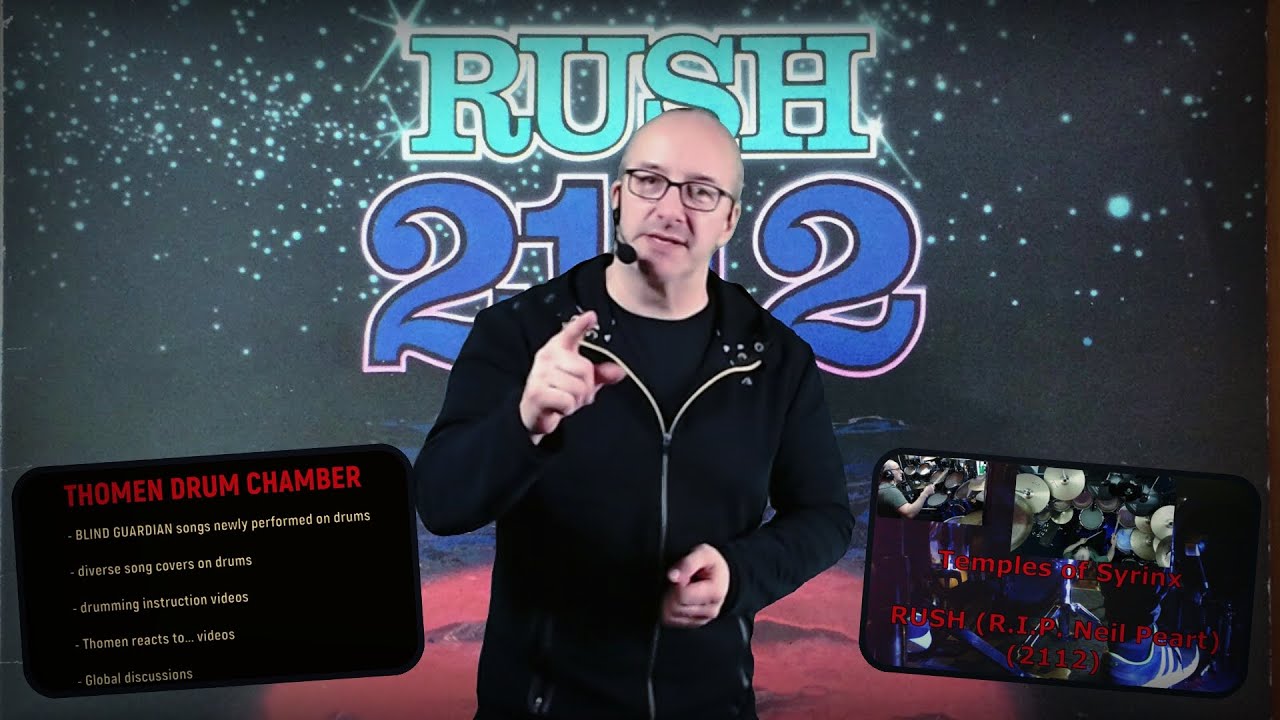 Temples Of Syrinx - orig. RUSH - 2112 ! Drum cover performance by Thomen Stauch (ThomenDrumChamber)