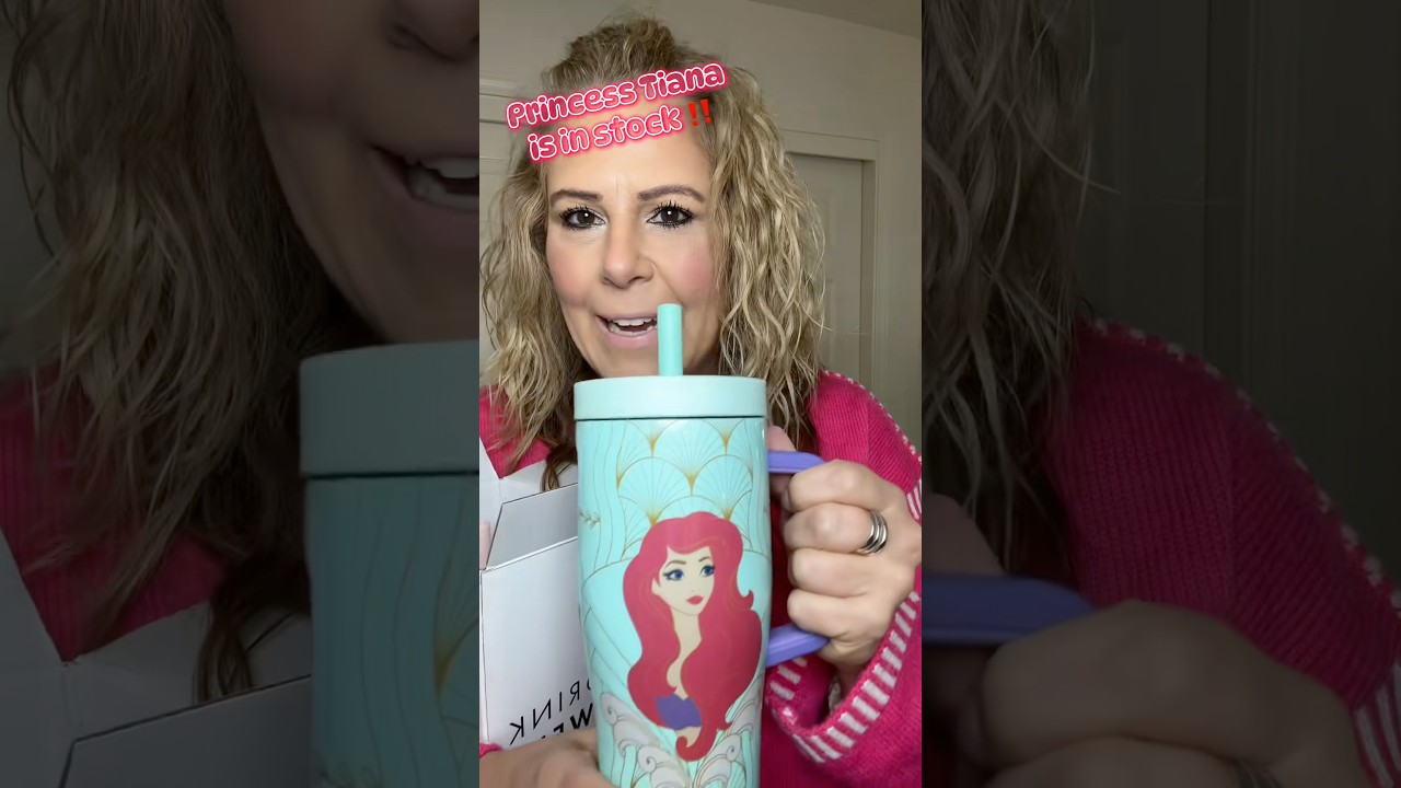 Corkcicle Princess Cups Ariel, Belle, Moana and Tiana all available 