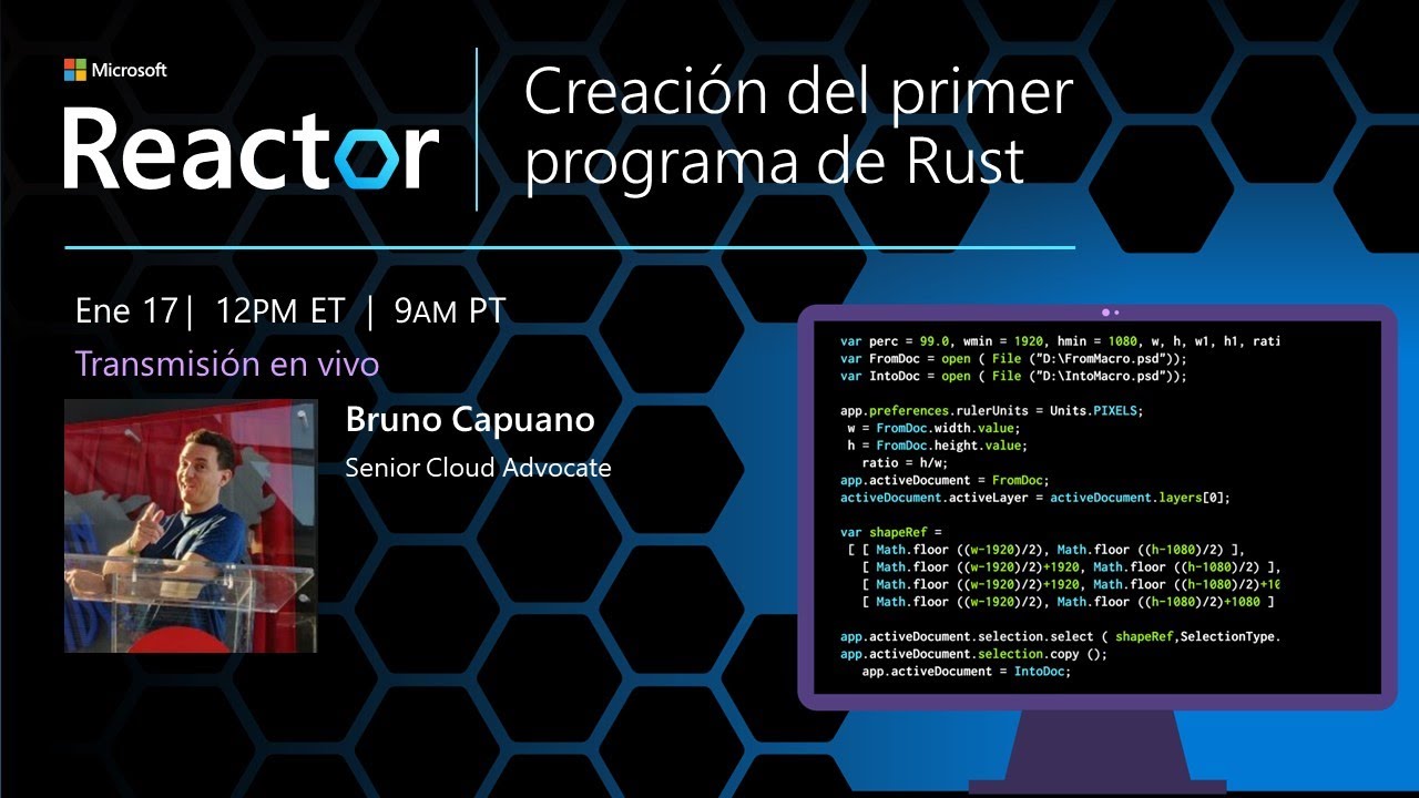 Primeros pasos con Rust - Creación del primer programa de Rust