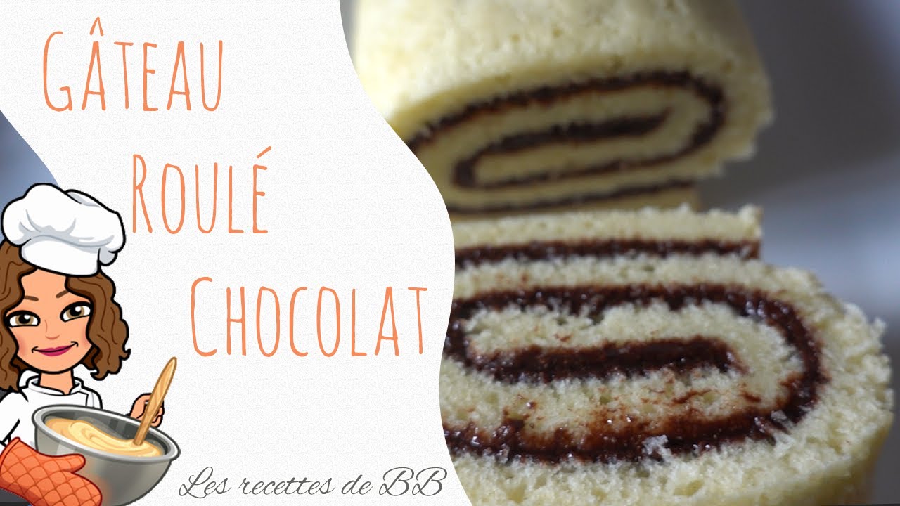 [. RECETTE .] Délicieux Gâteau Roulé Chocolat 😜