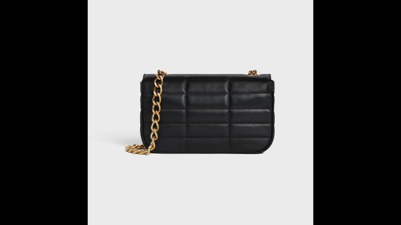 MATELASSE MONOCHROME shoulder underarm back, snap closure, inner flat pocket #underarmbag #matelasse