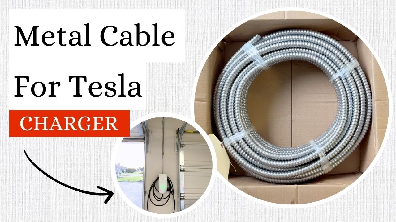 Metal Clad Cable For Tesla Charger