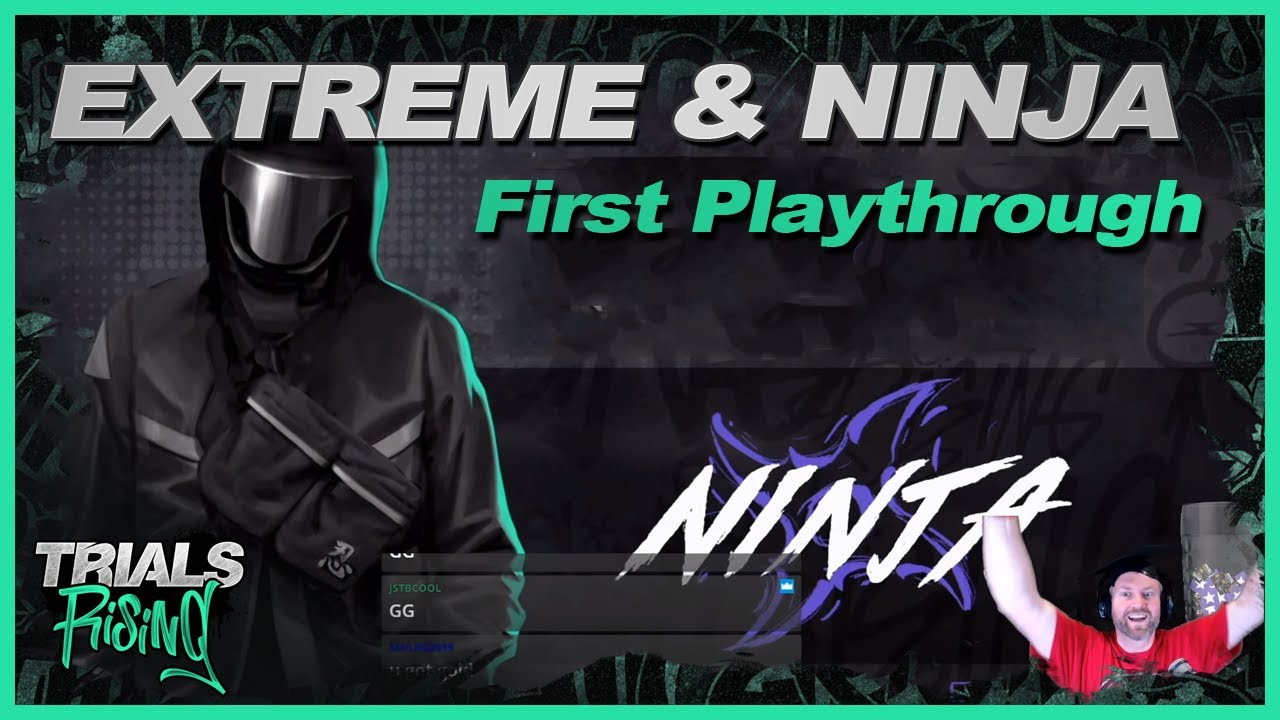 Trials Rising Extreme & Ninja Stream (Inferno 5 First Reaction)