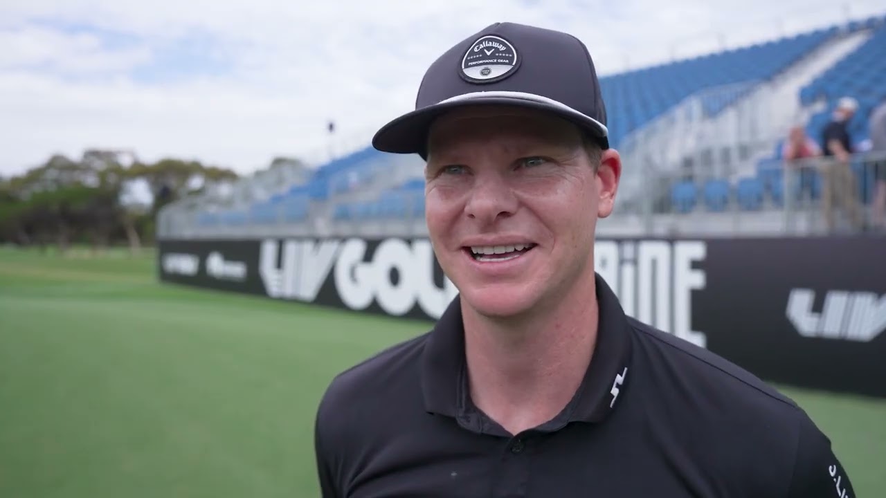 Стив Смит попробовал себя в гольфе на турнире LIV Adelaide Pro-Am 😄 | &laquo;Какой замечательный день!&raquo;