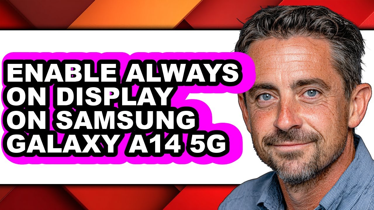 How to Enable Always on Display on Samsung Galaxy A14 5g - Full Guide