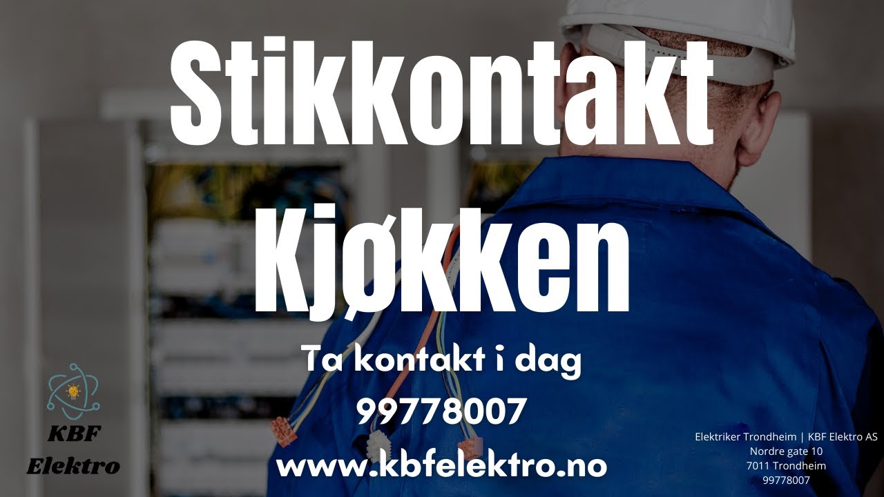 Stikkontakt Kj&oslash;kken