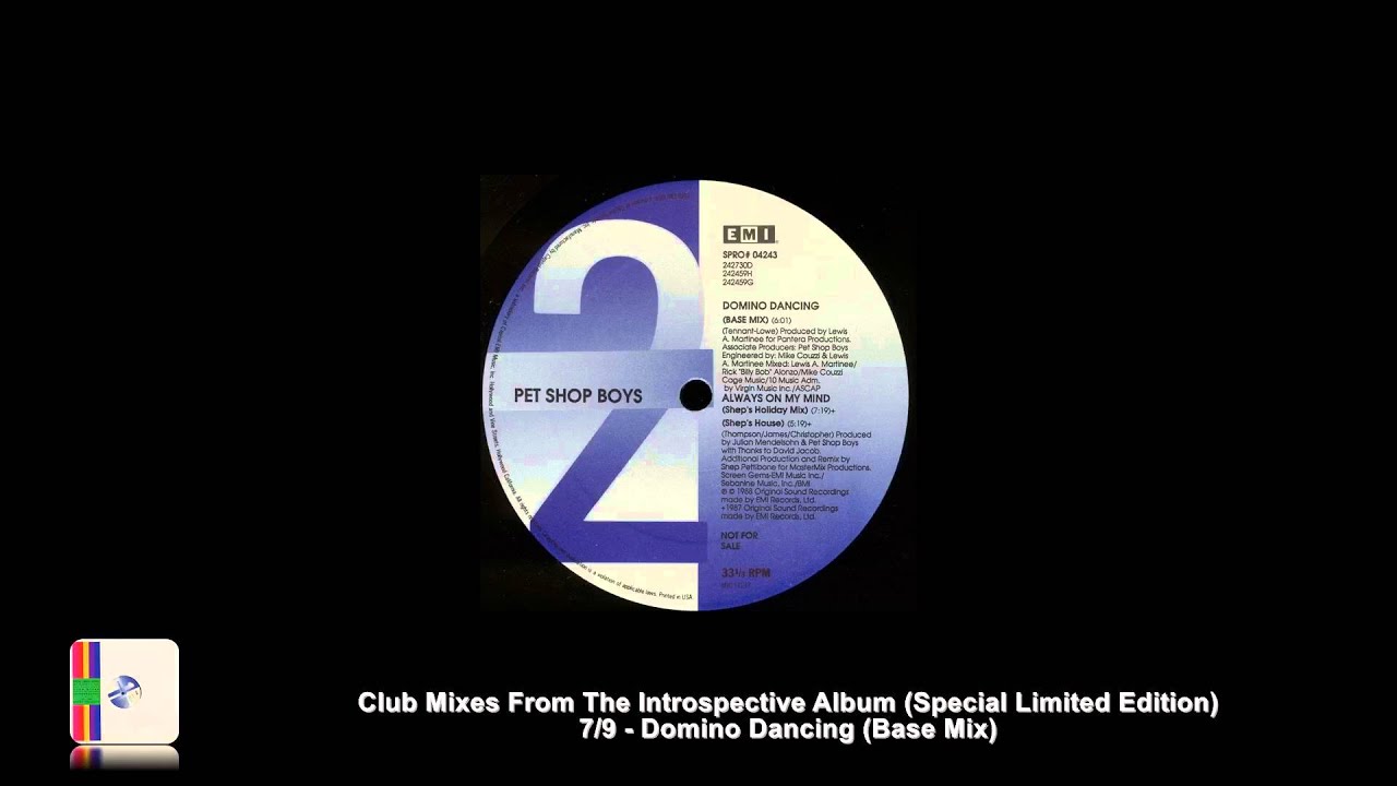 Pet Shop Boys - Domino Dancing (Base Mix)