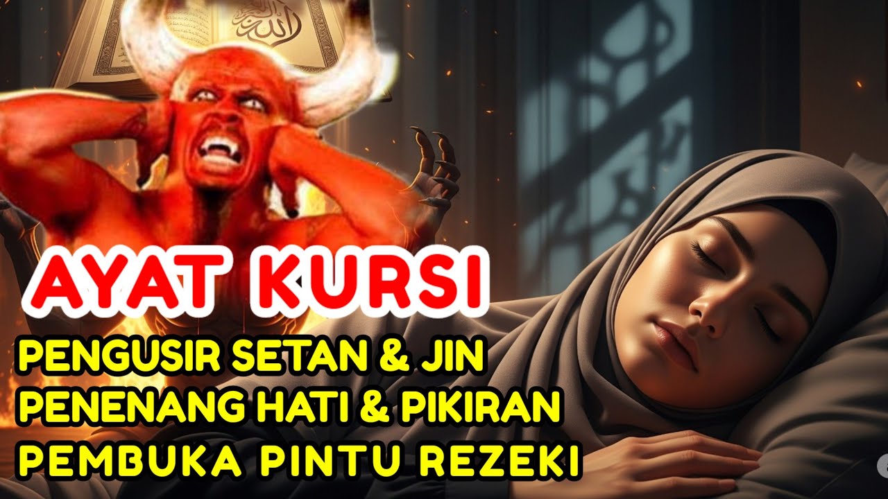 ayat kursi merdu pengantar tidur, ayat kursi pengusir setan dan jin