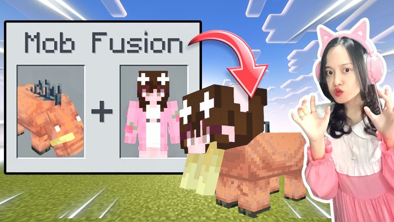 Minecraft Tapi Aku Gabungin Semua Mob! [Minecraft Indonesia]