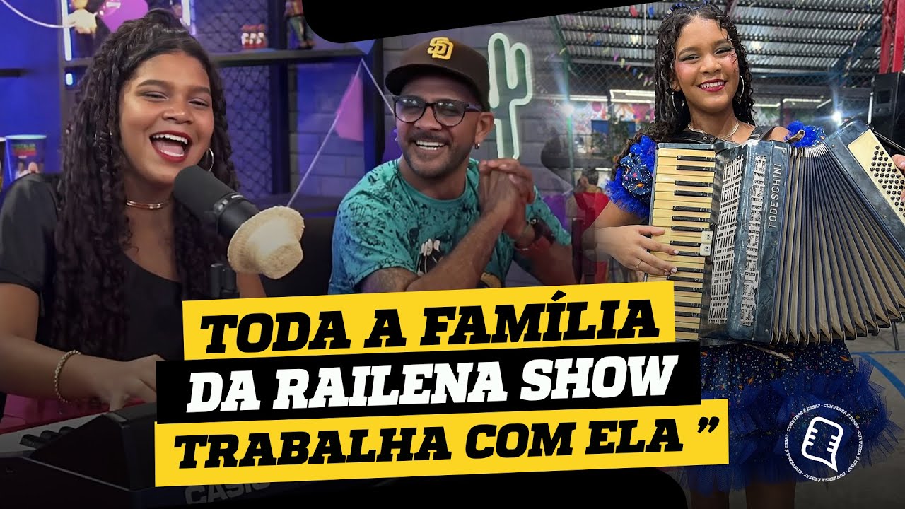 O Fenômeno Railena Show no Cunversa é essa.