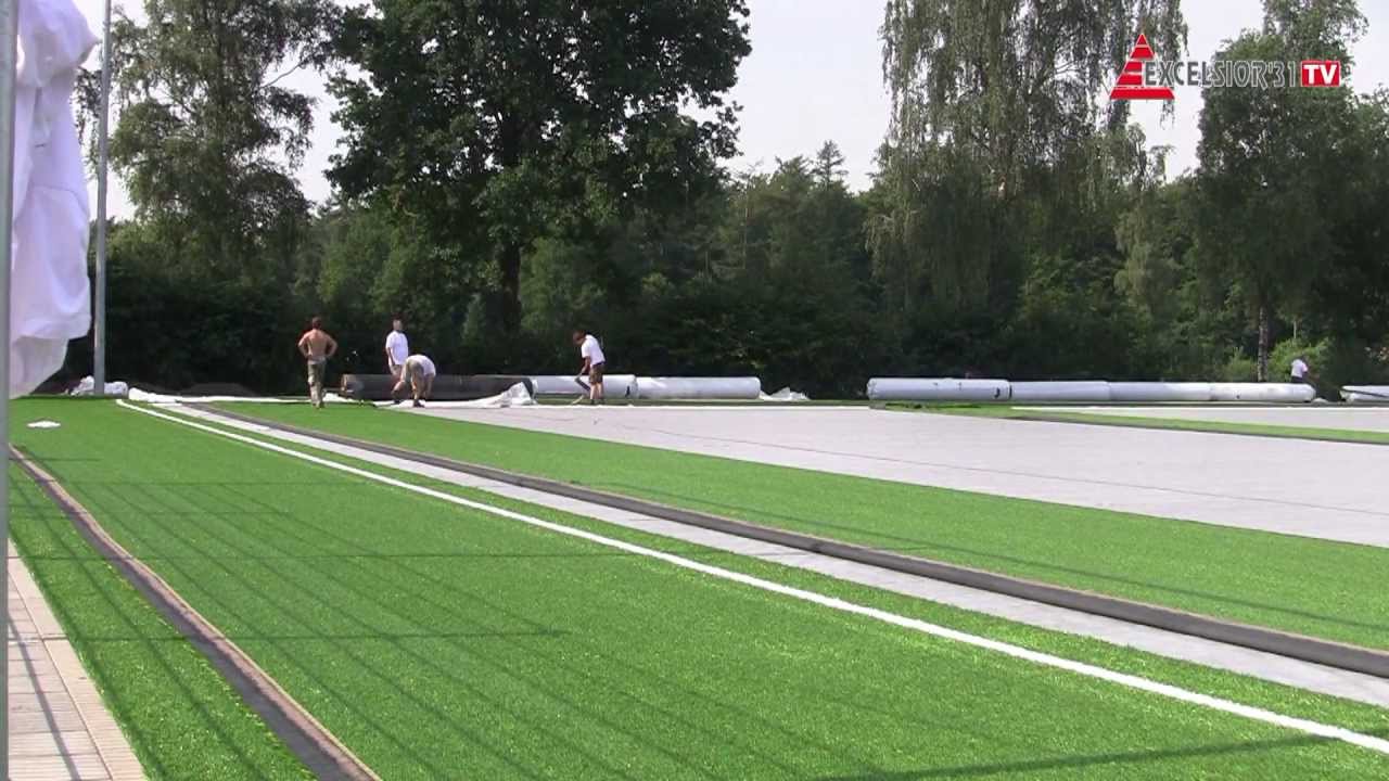 Aanleg kunstgras (veld 5) Excelsior'31