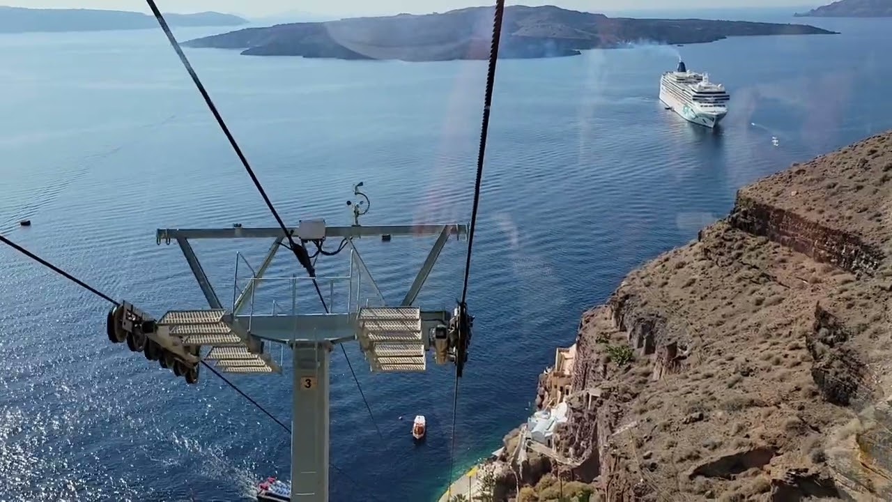 Santorini Port Cable Car to Thera (Fira)