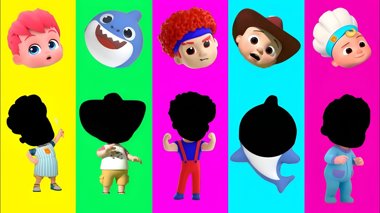 Wrong eyes👀 DAME TU COSITA SONG👀 Cocomelon and YoYo and Baby Shark and D Billions and Bebefin