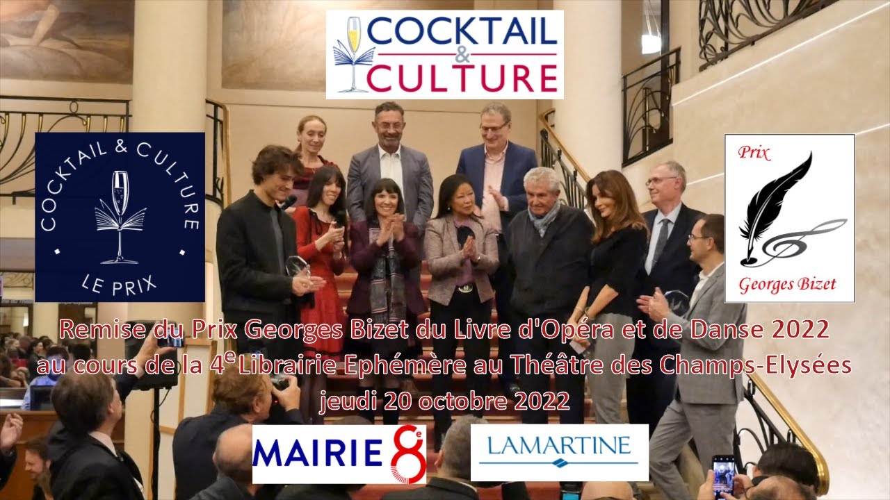 Prix Georges Bizet du Livre d’Opéra et de Danse et Prix Cocktail & Culture 2022