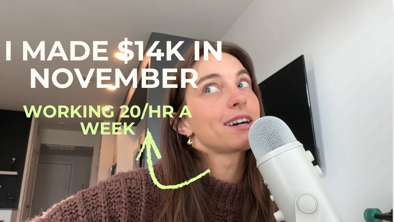 The Breakdown of A 5-Figure UGC Month: November Income Recap