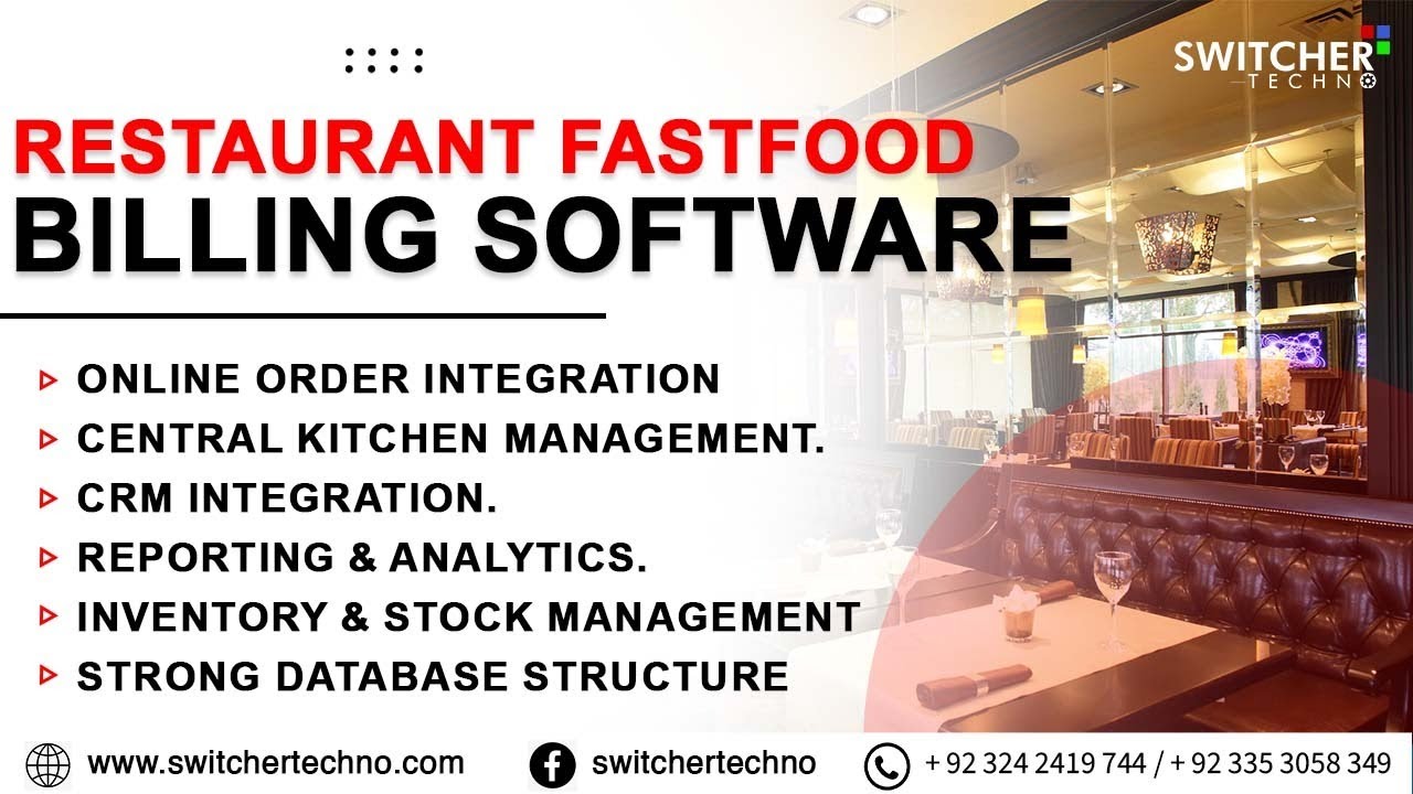 Restaurant Fast-food Billing Software - Free Download