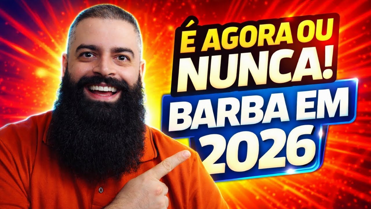 COMO TER BARBA EM 2026? As 4 DICAS QUE REALMENTE FUNCIONAM (Poucos Sabem!)