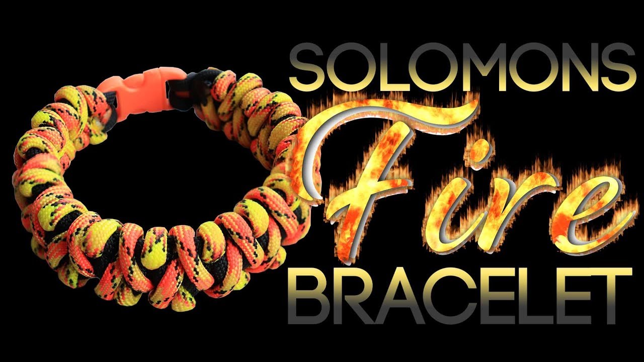 Solomon's Fire Paracord Bracelet Tutorial