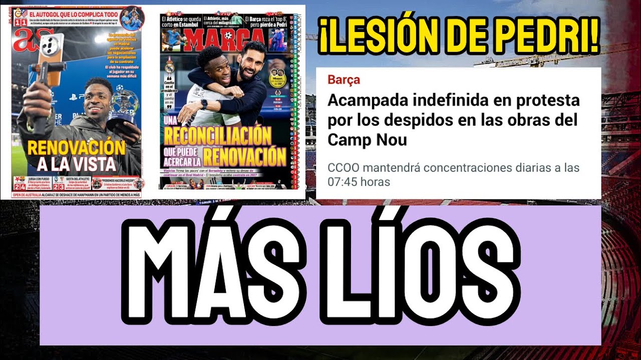 MÁS LÍOS EN LAS OBRAS DEL CAMP NOU: 
