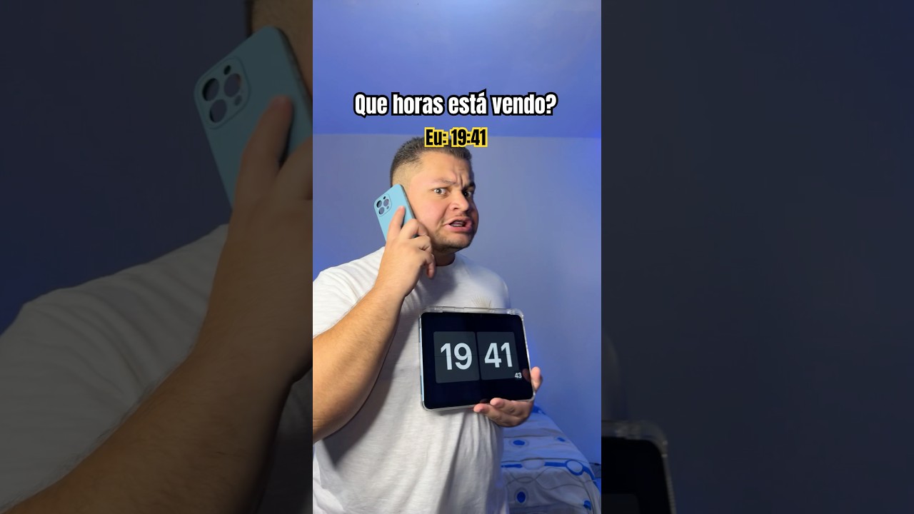 Que horas est&aacute; vendo esse v&iacute;deo? 😰