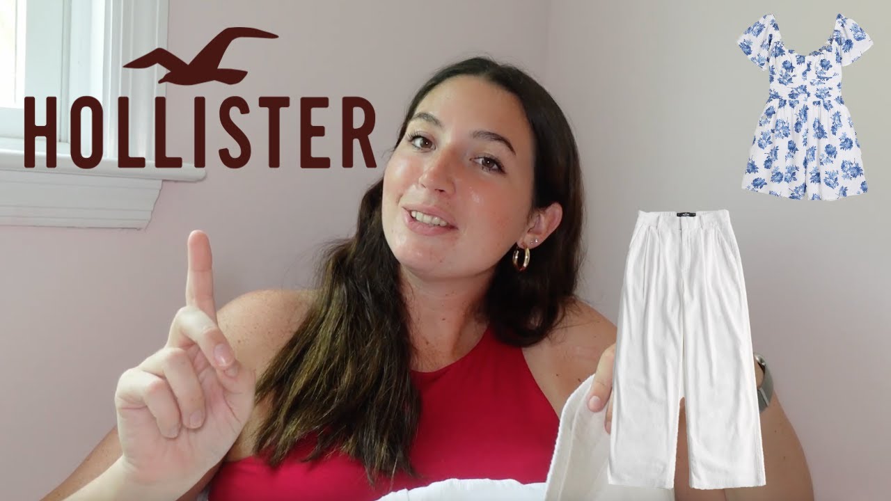 Realistic HOLLISTER Try-On Haul on Mid-Size Body