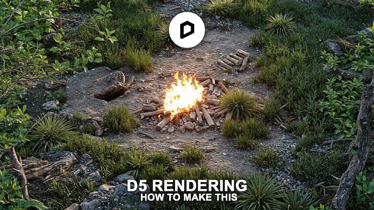 How To Make Fire in D5 render