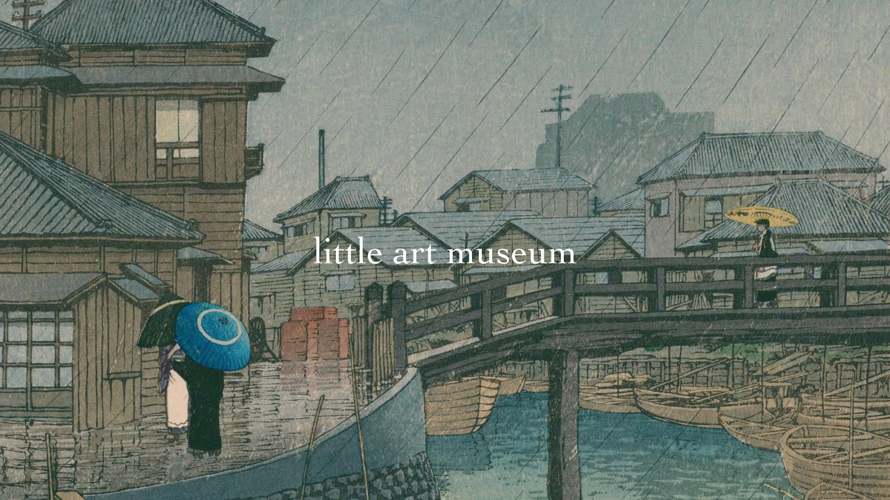 川瀬巴水と雨の景色   art with music
