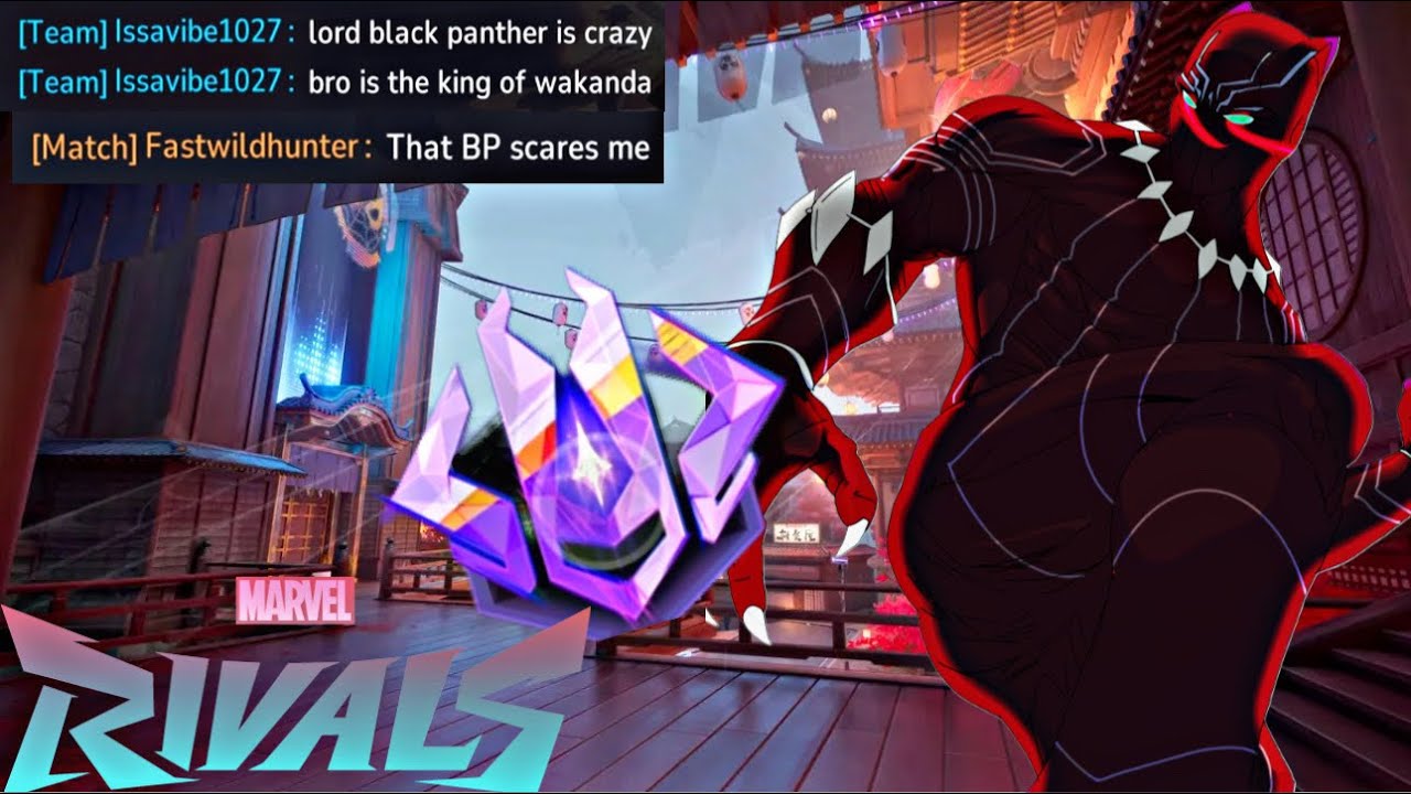 I Hit GRANDMASTER in Ranked with Black Panther | Marvel Rivals!!