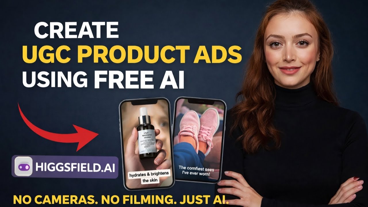 This AI Replaces $500 UGC Ads in 5 Minutes (No Camera Needed) #sora2 #UGC #higgsfield