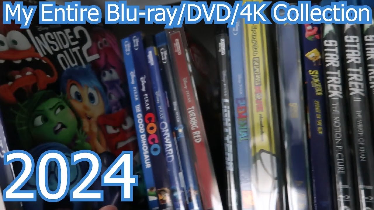 My Entire Blu-ray/DVD/4K Movie Collection 2024