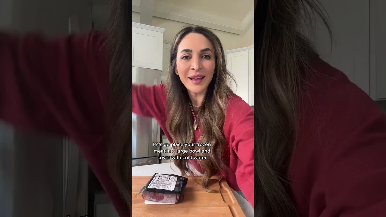 HACK: How to Defrost Meat in a Pinch! 🥩