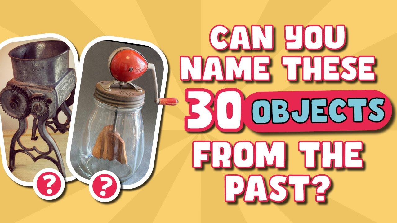TRIVIA QUIZ: Remember these vintage objects? 🧠 Test your memory! 👑