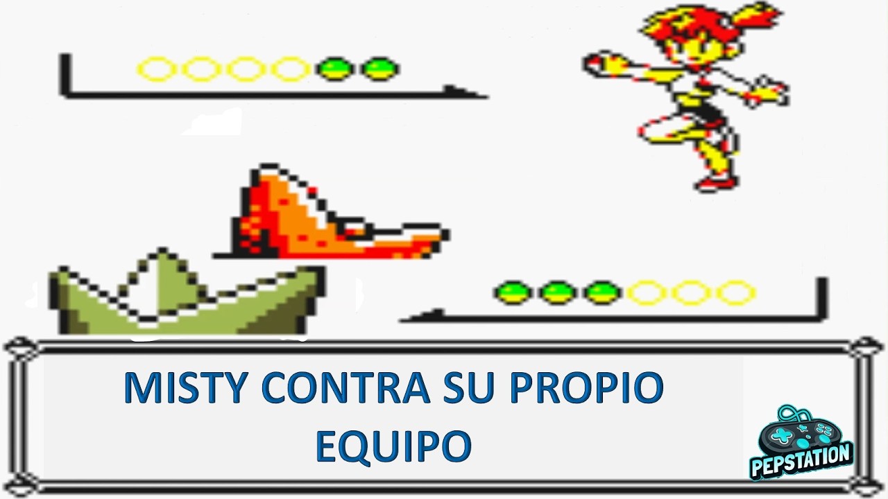 MISTY contra SU PROPIO EQUIPO pokemon | Pokemon Amarillo