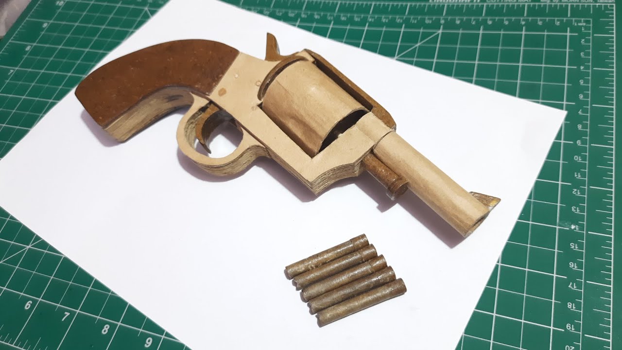 How to make cardboard Revolver | reichsrevolver