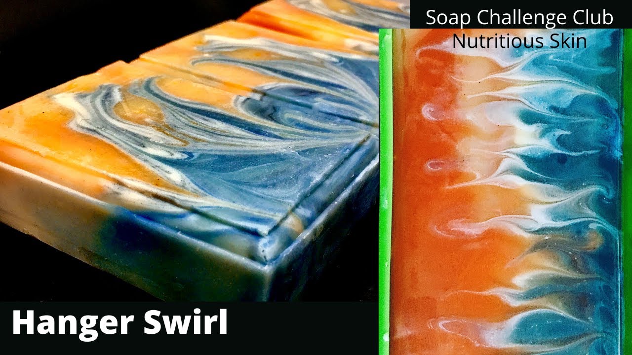 Hanger Swirl using Natural Colors Soap Challenge Club