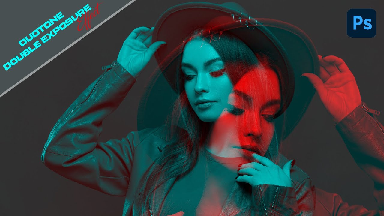 Create Duotone Double Exposure Effect in Photoshop | Photoshop Tutorial | Quick & Easy