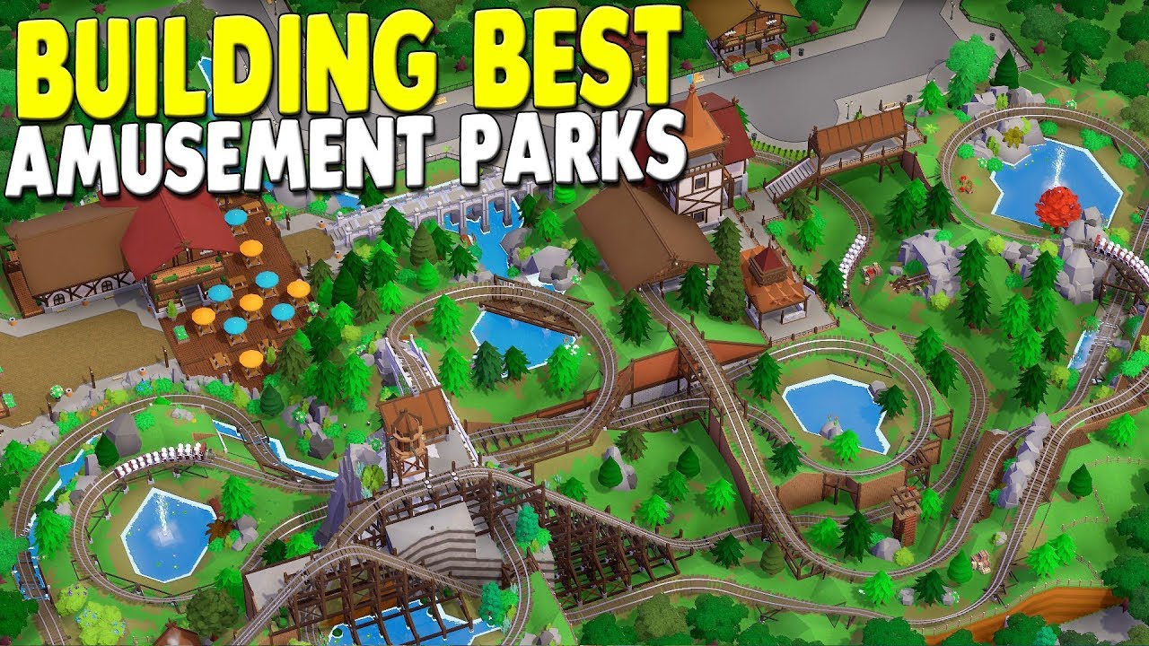 BEST Building ALL NEW Roller Coasters, Amusement Parks & More | Parkitect Campaign Gameplay