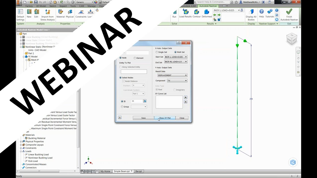 Buckling Verification in Nastran In-CAD