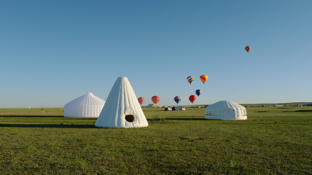 Air Ger, Inflatable MongolianYurt By Ger Atelier In HOHHOT, CHINA