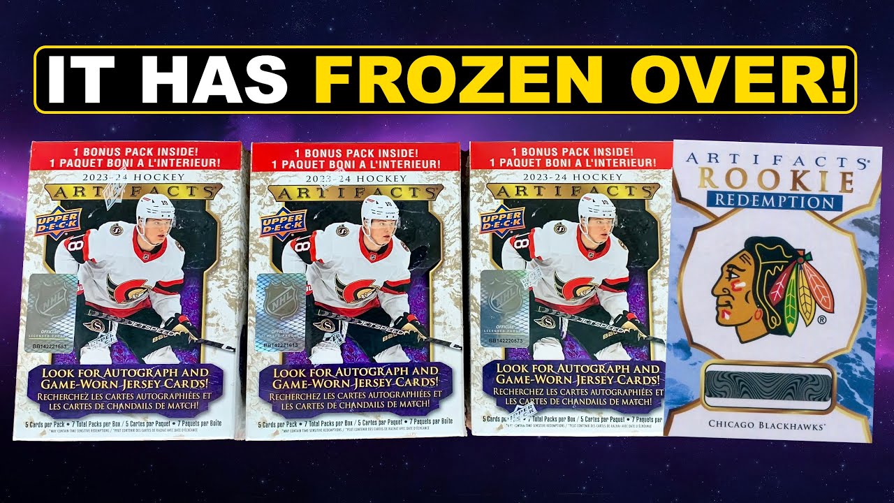 ЧУДЕСА СЛУЧАЮТСЯ! - Распаковка 3-х коробок Upper Deck Artifacts Hockey Retail Blaster Box 2023-24