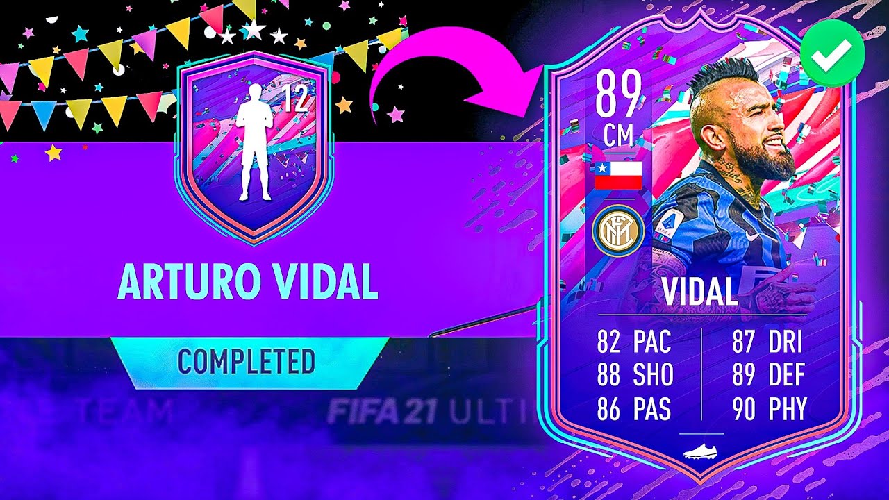 89 'FUT BIRTHDAY' VIDAL SBC CHEAPEST SOLUTION - #FIFA21 89 Arturo Vidal FUT Birthday SBC Cheap Way