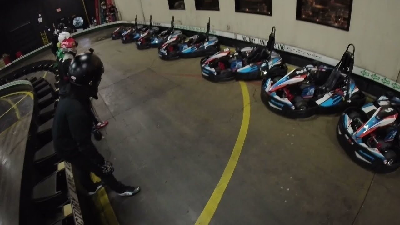 LeMans Indoor Karting Race Start! Stint 1 Part 1 in 4K