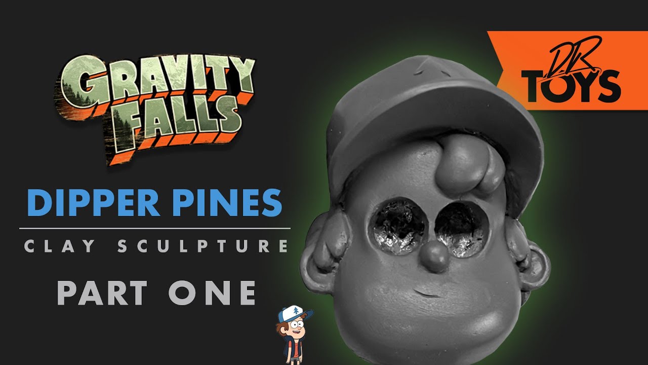 How to make a Dipper Pines Gravity Falls Clay Sculpture