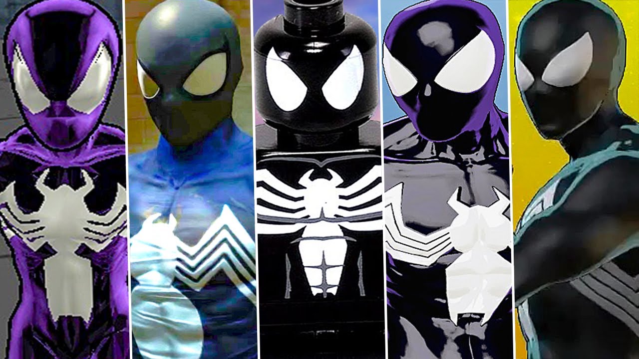 Evolution of Black Suit in Spider-Man Games 2000 - 2022